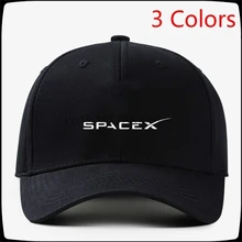 Новое поступление Spacex НЛО Бейсбол шляпы и шапки; хлопковая одежда для взрослых Для мужчин Для женщин пространство для фанатов ракет спортивные штаны для активных занятий, классные шапки шляпа черный, красный синий