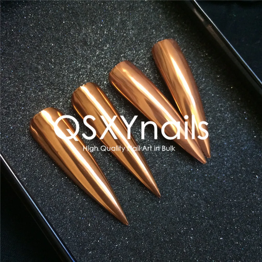 

0.5g Red Gold Copper Mirror Powder Nail Chrome Bronze Foil Pigment Nail Glitter Smooth Rubbing for Nail Art Gel Nail Polish