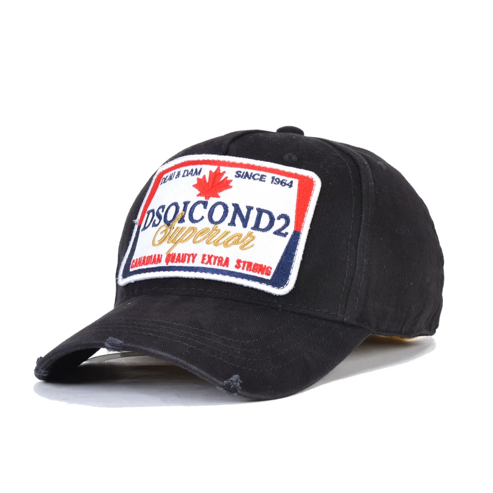 DSQICOND2, хлопок, DSQ, вышивка буквами, Мужская бейсболка, женская шапка, шляпа для папы, повседневная Кепка, хип-хоп кепка, Snapback, кепка s Bone, шапка для папы