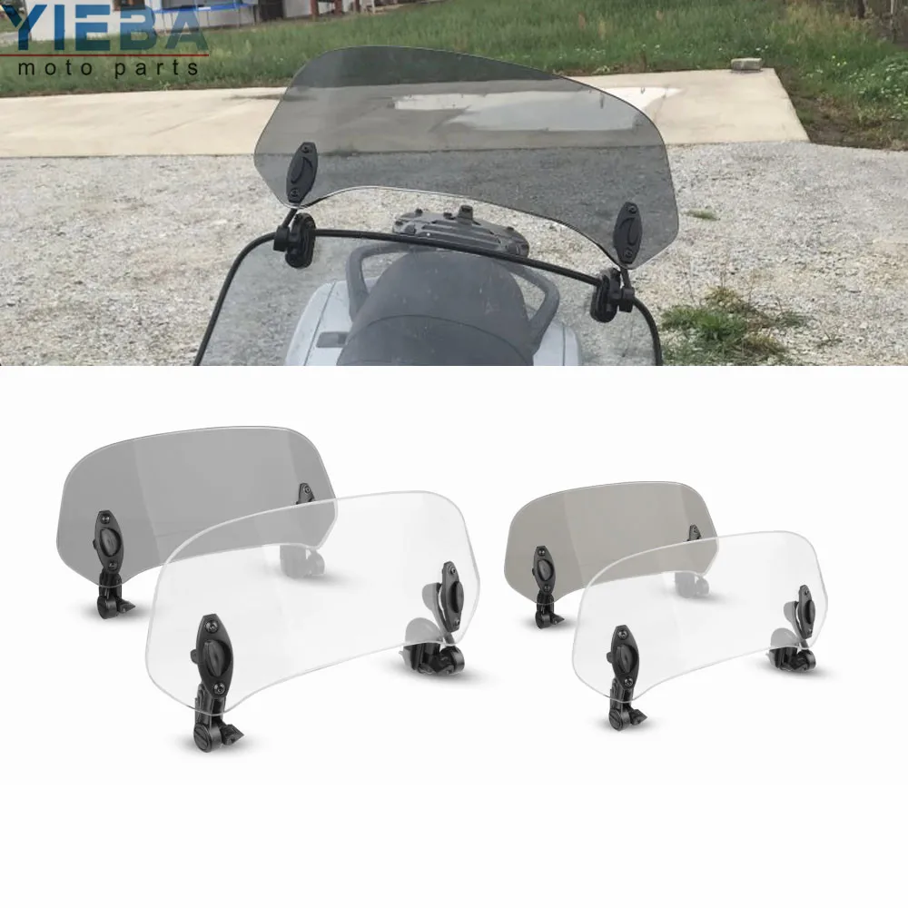 

Motorcycle accessories Risen Adjustable Windscreen Windshield Extend Air Deflector For BMW K1200GT K1300GT R1150RT ABS K75S