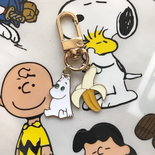 Moomin Mumin Muumi брелок в Корейском стиле с небольшим номером Bluetooth гарнитура Защитная крышка кулон. Аксессуары - Цвет: Зеленый