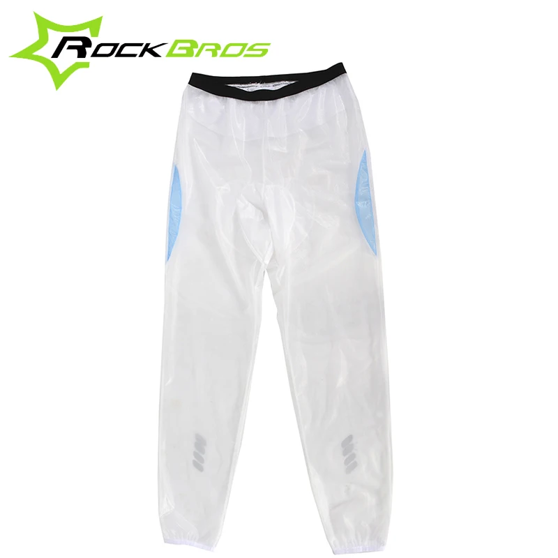 ROCKBROS MTB Bicycle Bike Rain Pants Windproof Breathable Compressed Windshield Cycling Outdoor Riding Rain Trousers 3 Colors