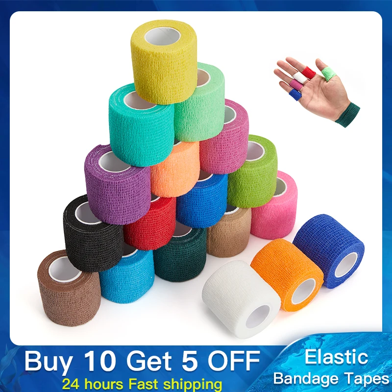 Cintas de vendaje elásticas Elastoplast para deportes, cintas de recuperación para gimnasio, resistentes al agua, aliviar el dolor muscular, dedo y tobillo, 1 unidad