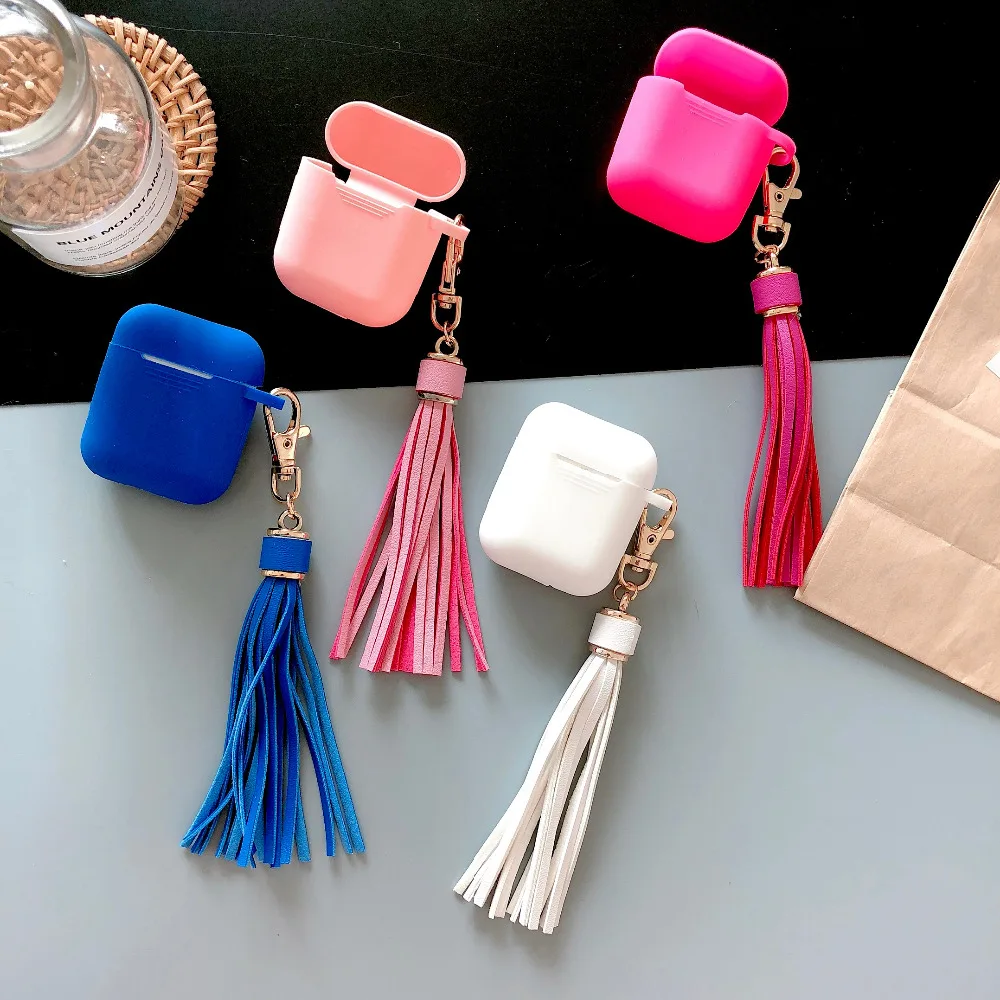 Простой чехол для Airpods, чехол для наушников, чехол для наушников Earpods Funda Etui для Airpod 2 1 для Apple Air Pods, чехол для зарядки