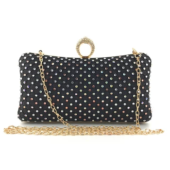 

Rhinestone Women Clutch Purse wallet Evening Bag for Wedding Party lady Shoulder Bag minaudiere for party 2020 new