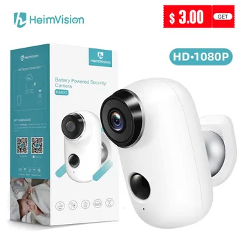 

HeimVision HMD2 IP Camera 1080P Wireless Rechargeable Battery Weatherproof Solar Panel Continuously Supply Power Security Camera