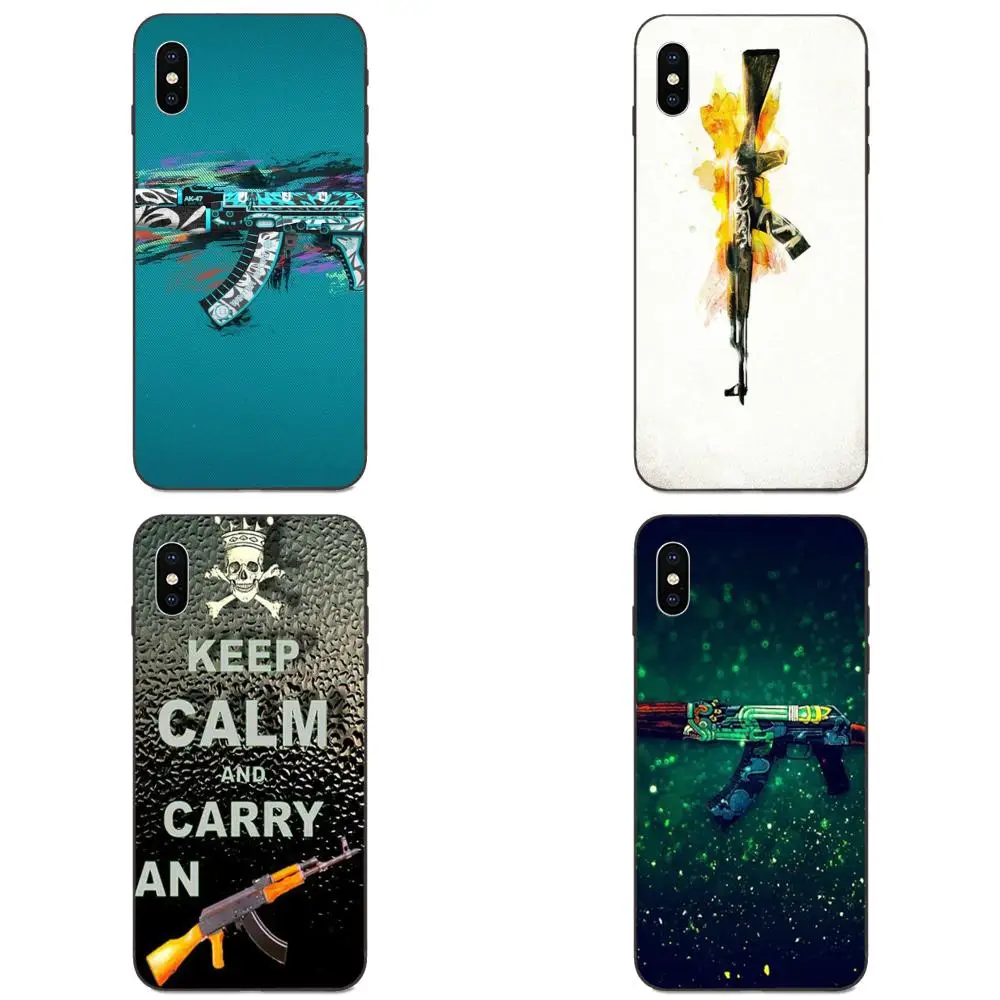 Черный чехол для телефона из ТПУ Galaxy A10S A20S A2 Core A30S A40S A50S A70S A90 5G M10 M30S M40 Note 10 Plus Diy Ak47 |