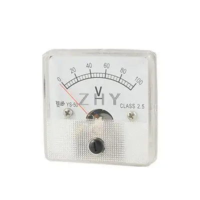 

YS-50 Analog Voltage Volt Panel Meter DC 100V Voltmeter