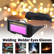 Lunettes de soudage solaire à obscurcissement automatique, masque de soudeur, lunettes de protection Anti éblouissement pour le soudage