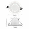 10pcs/lot LED Downlight 6W LED Lamp 220V Spotlight Recessed Round Panel Light 3 Colors Changeable Indoor Lighting Down light ► Photo 2/6