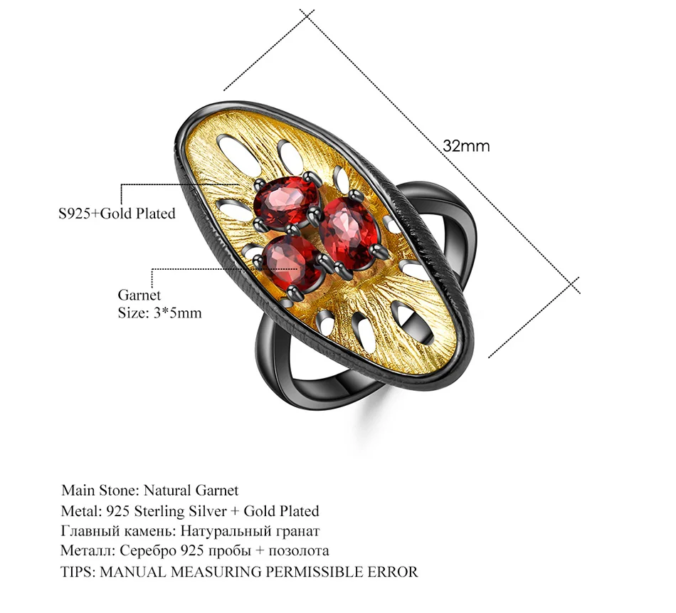 GEM'S балет, натуральный гранат, 925 пробы, серебро, lrрегулярное выдолбление, кольцо, серьги, кулон, наборы, набор ручной работы, Женские Ювелирные изделия