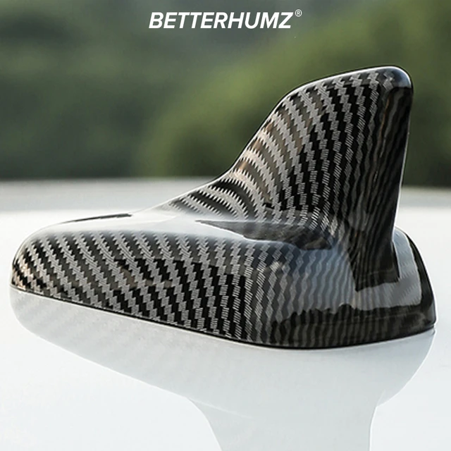 BETTERHUMZ Carbon Faser Auto Antennen Shark Fin Antenne Für Audi