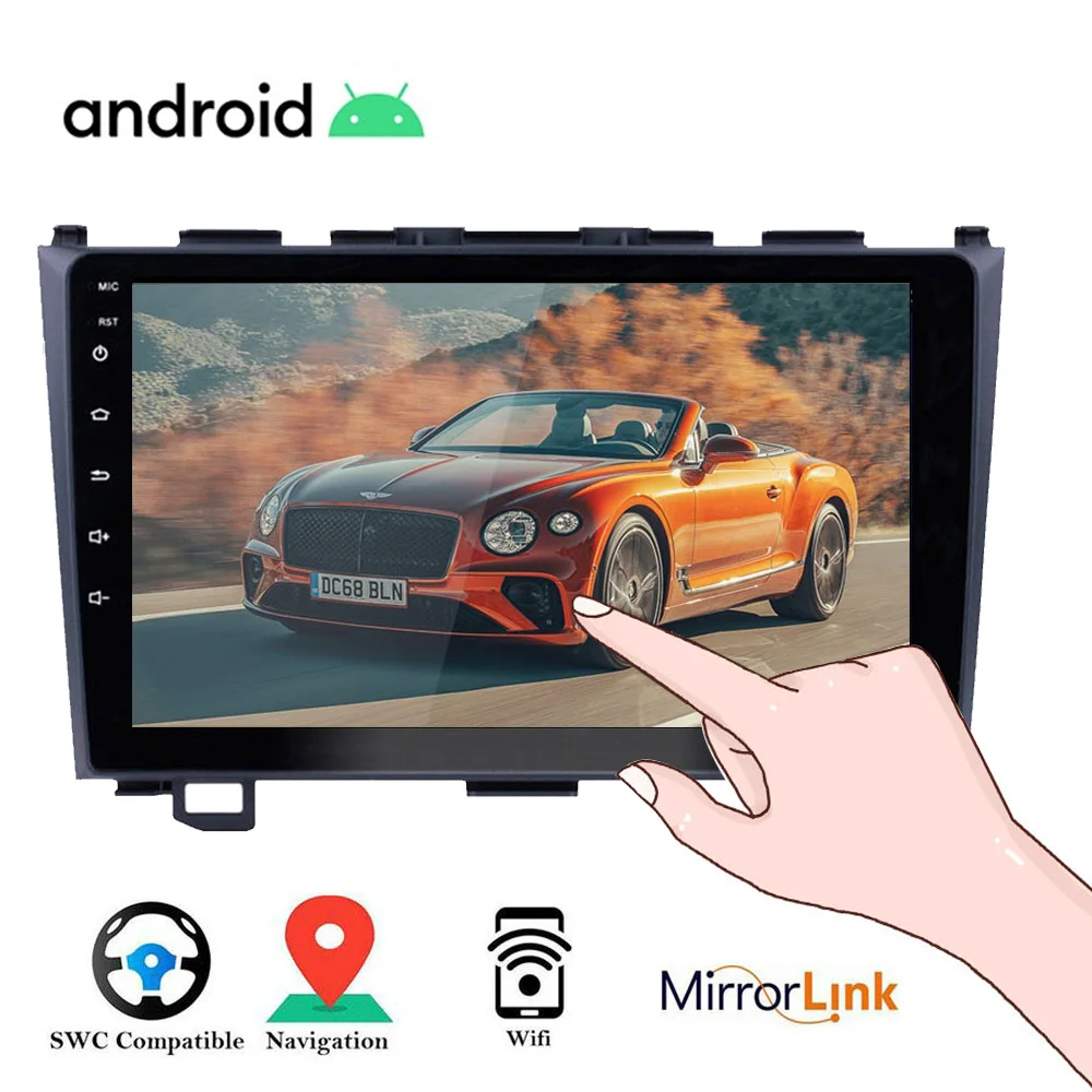 9 &quotAndroid 1 авто радио gps навигация для Honda CRV 2006-2011 Автомобильный Стерео Авторадио