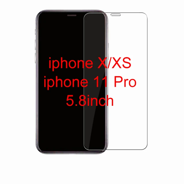 For iphone 11 Pro 10 шт. Защитное стекло для iphone X XS 11 Pro Max XR 7 8 6s Plus, защита экрана HD, закаленное стекло для iphone 11 Pro Max glass - Цвет: For iphone 11 Pro