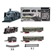 High Simulation Electric Train Retro Classic Electric Train Set Model  Alloy plastic Children's Toy Train Model 1