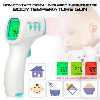

LCD Baby Forhead Thermometer Portable Handheld Digital Temperature Meter Gun Non Contact IR Infrared Baby Body Thermometer Tool