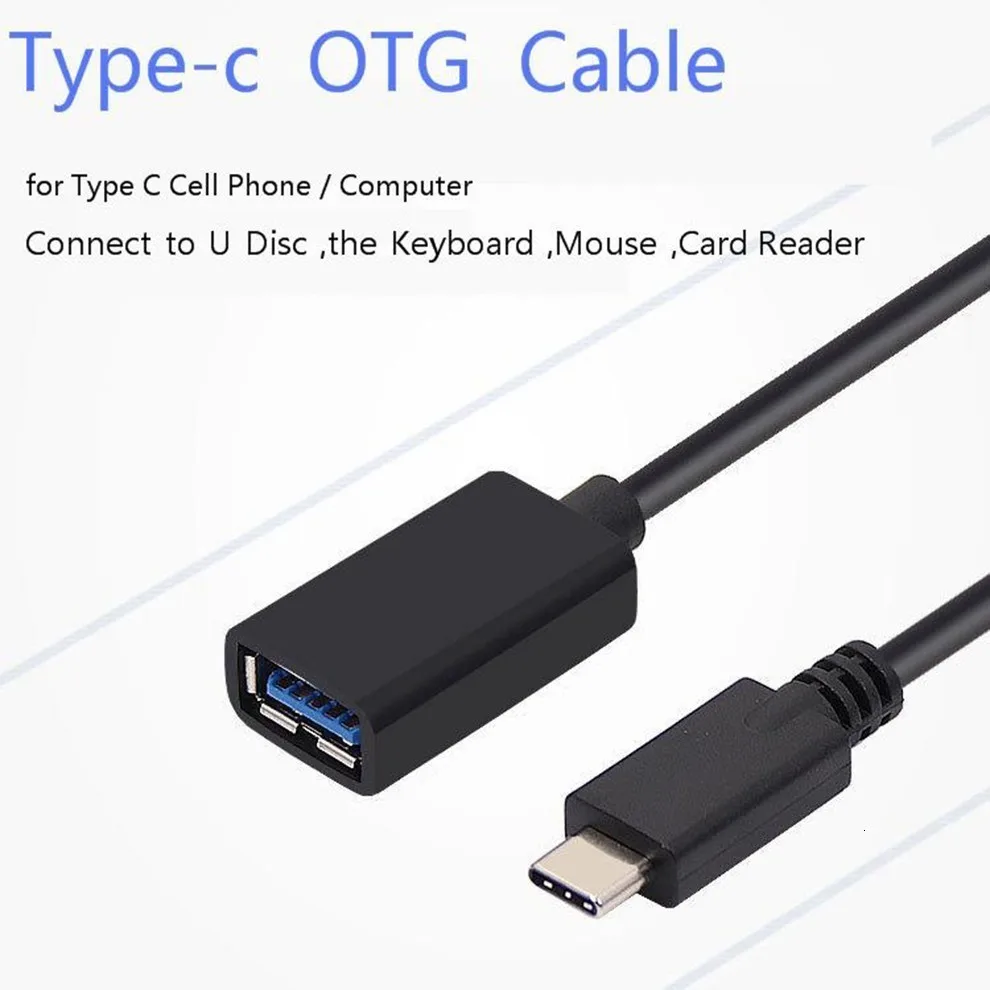 Vogek USB 3,0 type-c OTG кабель для samsung Galaxy Note 9 S9 huawei P20 Mate20 USB 3,0 OTG type-C адаптер для Macbook USB C OTG