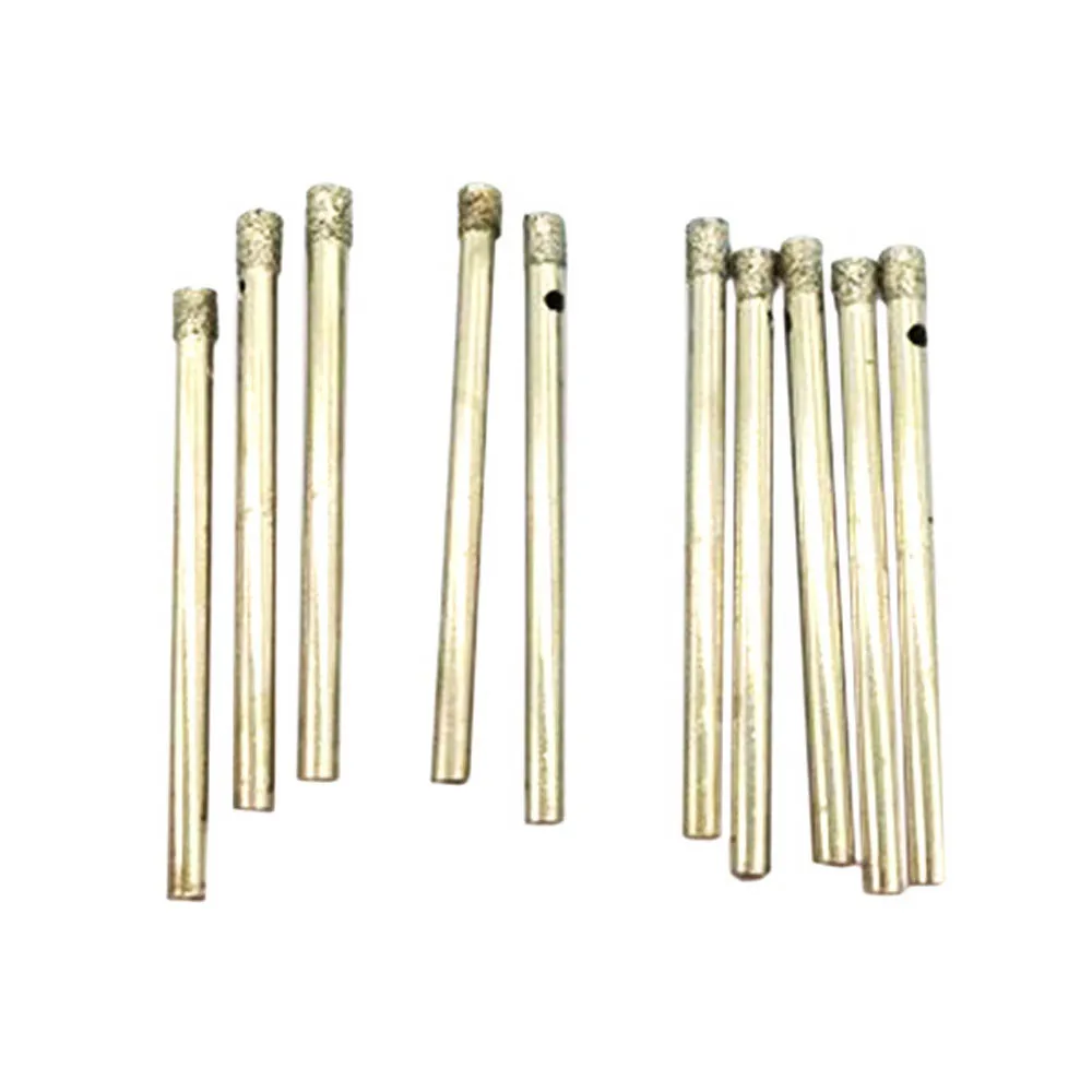 Алмазное сверло для отверстий набор из 10 алмазных насадок диаметром 4 мм с