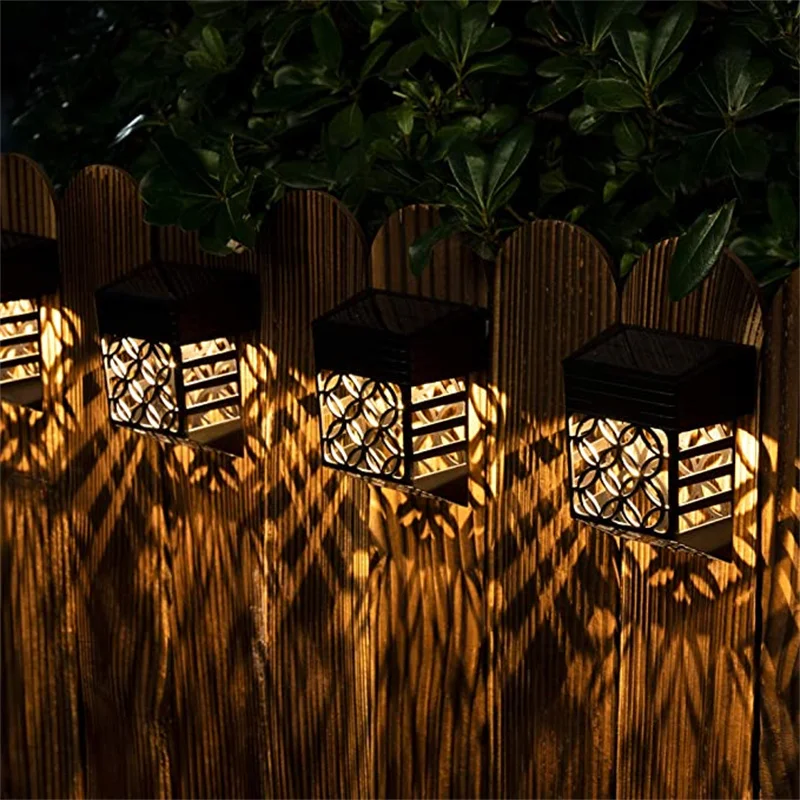 

Ennoplus Solar Lamp Outdoors LED Wall Light Waterproof IP54 for Garden Landscape Step Deck Lights Balcony Fence at Hallowee