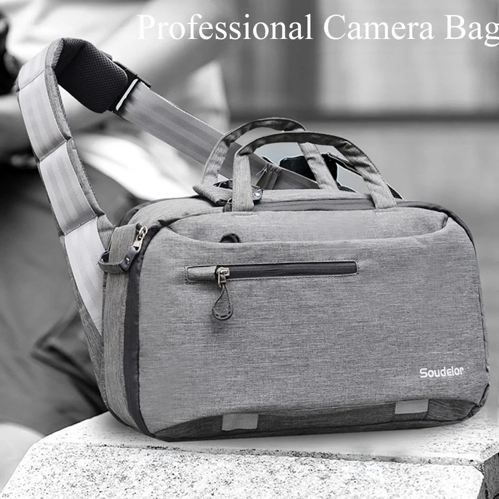 

2019 New Multi-Functional &Anti-theft Large Capacity Dslr Camera Laptop Backpack 16 inch Digital Camera Video Rucksack Sling Bag