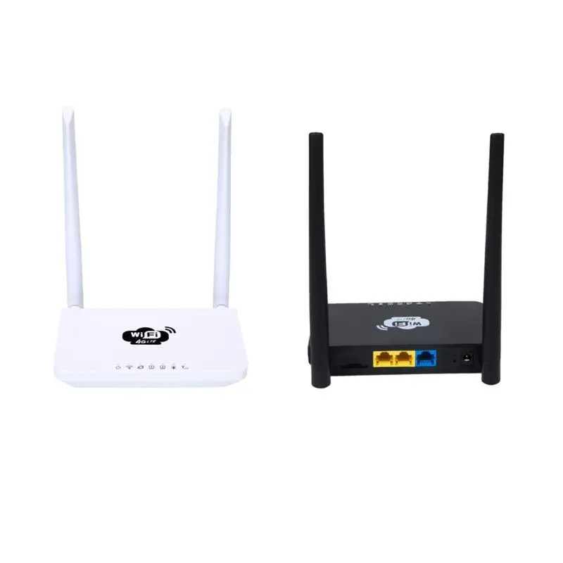 EU US Wireless CPE 3G 4G Wifi Router Portable Gateway FDD LTE WCDMAGlobal Unlock External Antennas SIM Card Slot WAN/LAN Port