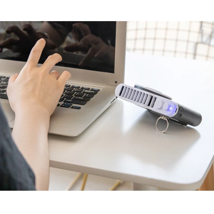Мини подвесной нашейный вентилятор портативный USB с шнуром Кемпинг путешествия офис Крытый прогулочный Спорт CSL