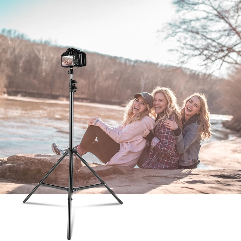  Photo 2*2M Light Stand Tripod With 1/4 Screw Head For Photo Studio Video Flash Umbrellas Reflector 