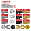 SanDisk Ultra cartes mémoire 16GB 32GB 64GB 128GB micro carte SD microSDHC microSD UHS-I carte tf A1 pour Smartphone 10 ans de garantie ► Photo 1/6