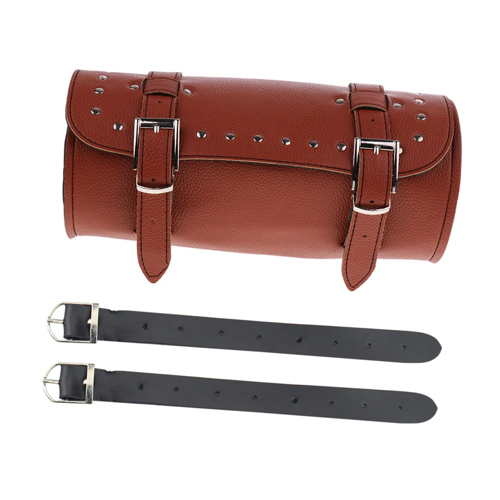 2x Motorcycle Tool Bag Waterproof Fork Toolbag For  11 Inch Motorbike