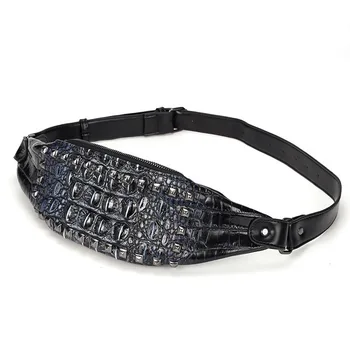 

belt bag waist packs for women designer brand Luxury bag High Quality crocodile men PU leather bag Fanny Pack message bag