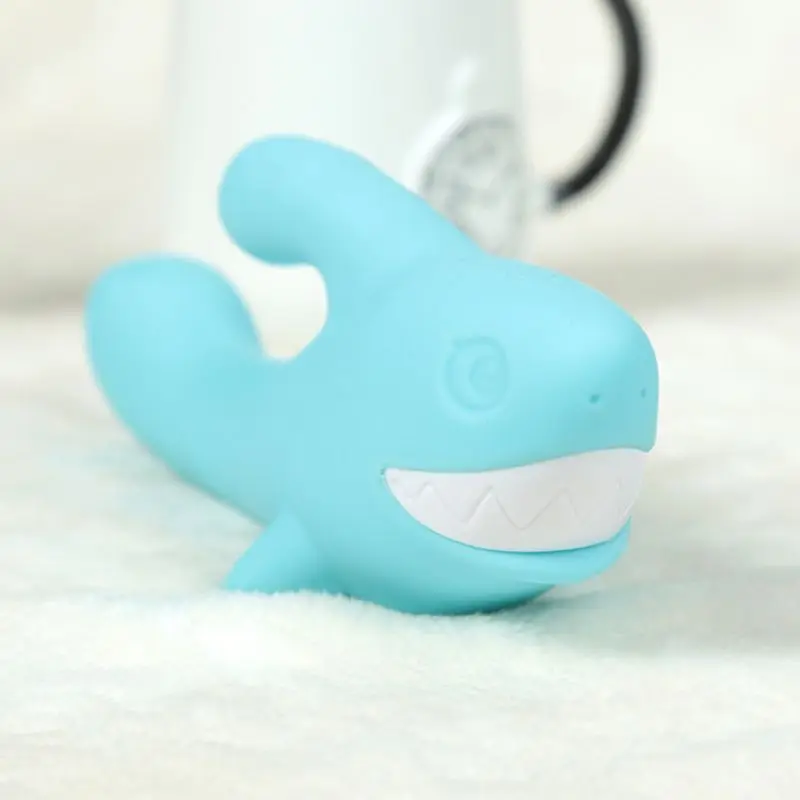 Female Smart Shark Vibrator Toy Adult Soft G Spot Stimulation 8 Frequency Vibration Massager dropshipping