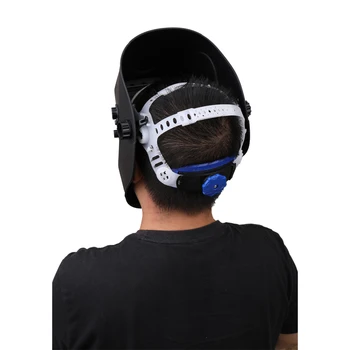 

Hot Solar Energy Automatic Dimming Welding Mask TIG Spot Welding Helmet with Large Window and 4 Sensors External Adjustment