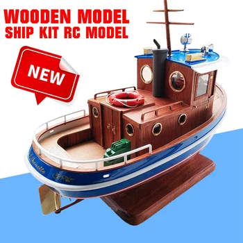 

Micro Tug M3 1:18 273mm Wooden model ship kit RC model christmas gift for children toys for kid