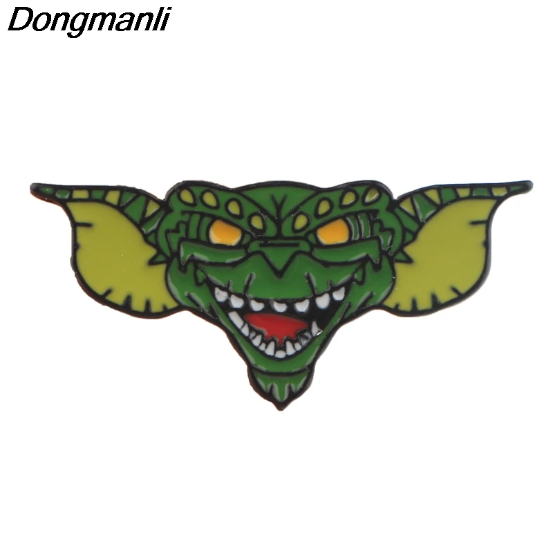P4240 Dongmanli ювелирные изделия Gremlins эмалированные булавки металлические милые булавки для воротника и броши нагрудный знак брошь значок