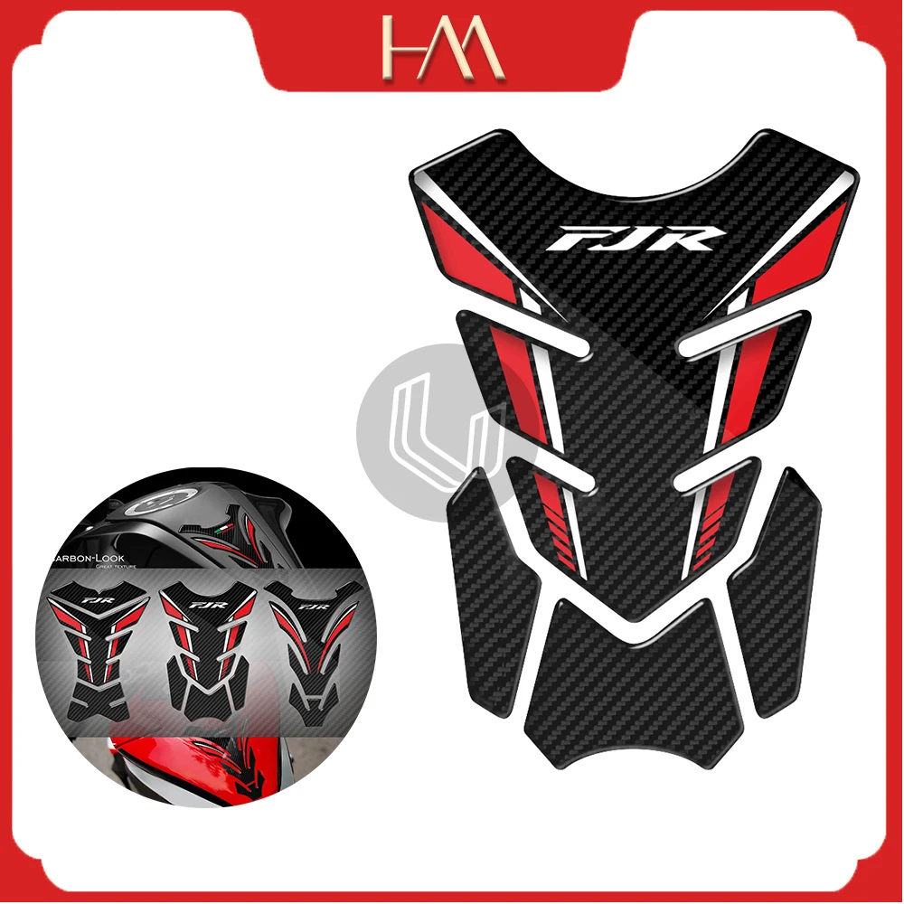 

3D Motorcycle Fuel Gas Cap Sticker Tank Pad Protector Case for Yamaha FJR 1300 FJR1300 A/AS/ABS