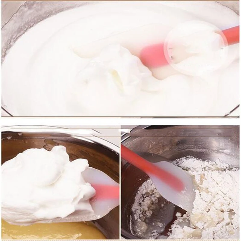 2 шт Мягкий Бесшовный кухонный силиконовый крем масло торт шпатель скребок для