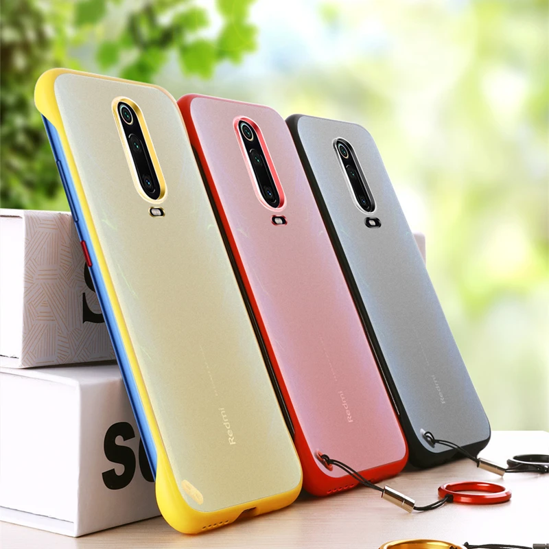 Модные оправы акриловое кольцо для Xiaomi A1 6X8 9 SE 9T CC9 Redmi 3S 4X 5A 6 6A Note 4 7 Pro K20 чехол