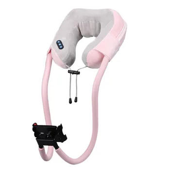 

2-in-1 U-Shaped Pillow with Gooseneck Phone Holder Multifunction Pillow and Cell Phone Mount UY8
