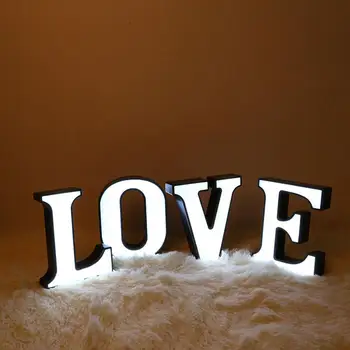 

English Letter LED Night Light Marquee Sign Alphabet Home Wedding Birthday Party s Applicable Places Bar Wedding Cafe Decoration