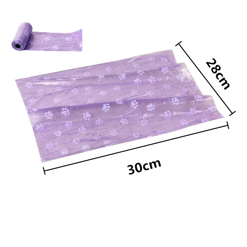 1pcs Dog Poop Bag Pooper Scooper Dog Waste Poop Bags Pick Up Dispenser Pet Supplies Plastic Garbage Bag Cleaning