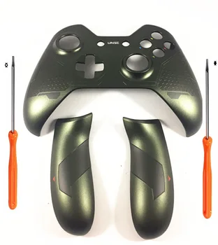 

Halo 5 Guardians Replacement Front Housing Shell Case + Rear Grip Handle Side Cover Back Shell for Xbox One Wireless Controller