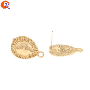 

Cordial Design 100Pcs 13*20MM Jewelry Accessories/DIY Making/Earrings Stud/Soft Pin/Drop Shape/Hand Made/Earring Findings