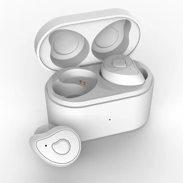 whole white Новинка TWS Bluetooth 5,0 наушники SE6 наушники мини HiFi стерео микрофон телефон наушники-вкладыши супер басовые наушники с зарядным устройством микрофон - Цвет: whole white