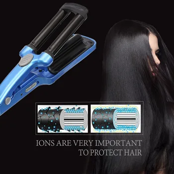 

Professional Curling Iron Ceramic Triple Barrel Hair Waver Styling Tools Hair Curler Electric Curling Hair Styling Tools