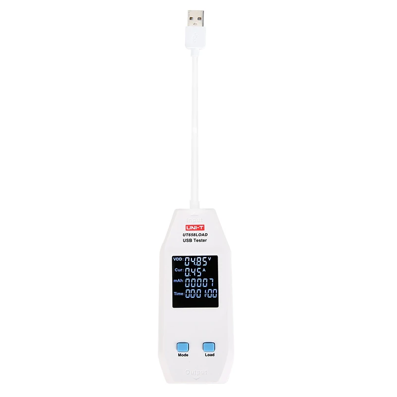 UNI-T 디지털 USB 테스터, 포켓 사이즈 충전 장비, 품질 검사, 전압 전류 용량 측정기, UT658 시리즈