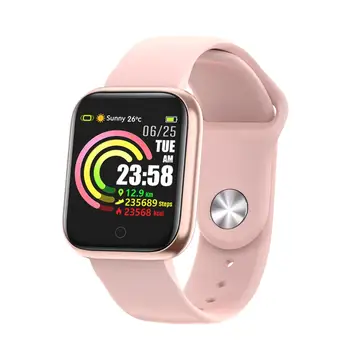 

QW21 Smart Watch Women Men Calories Clock Fitness Tracker Heart Rate Blood Pressure Monitoring Waterproof Sport PK B57 F8 Watchs