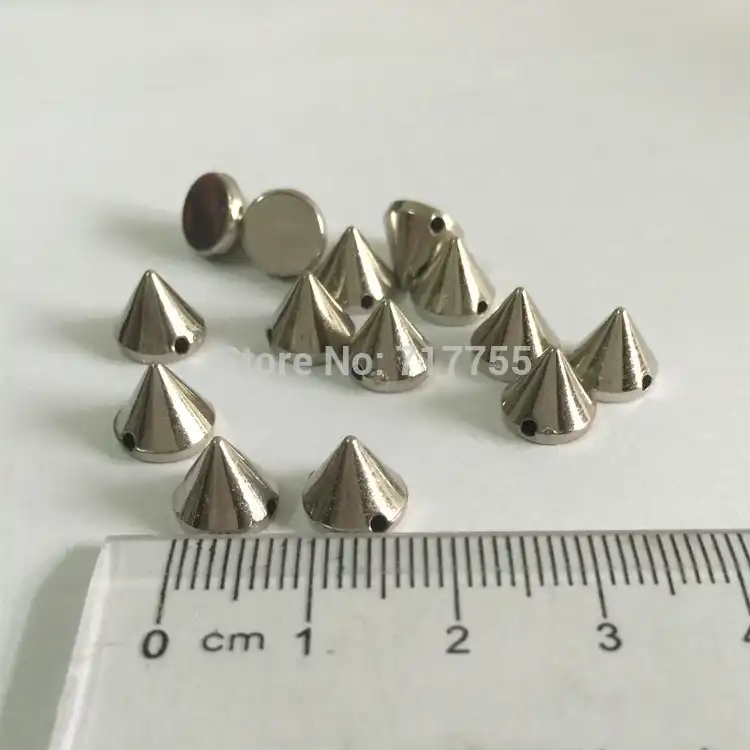 New Abs 8mm Silver Spikes Craft Bag Leather Craft Accessories Diy Rivet And Studs Spike Sewing Glue On Nailhead 100pcs Lot Craft Factory Glue Superglue Magnet Aliexpress