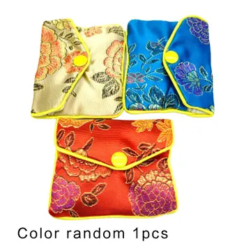 

Rectangular purse bag jewelry portable bag silk gift bag Jewelry Packaging Bags Wedding Party Decoration