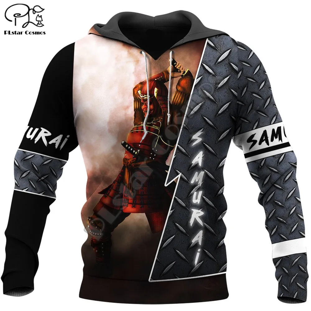 

PLstar Cosmos 3D Overall Printed Armor Samurai Warriors New Hoodie Zipper Jacket Autumn/Winter Unisex Casual Sweatshirt Style-11