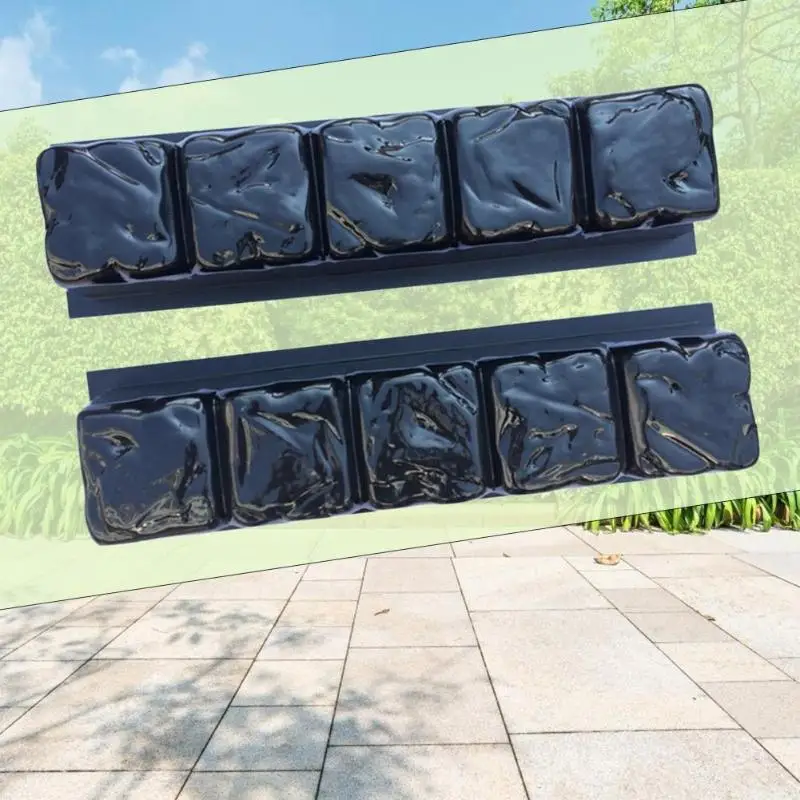 2PCS DIY Garden Path Tile Paving Mold Home Road Concrete Driveway Stone Path Mold Very Suitable For Trails Terraces 63*17*11.5CM